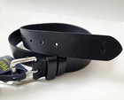 Polo Ralph Lauren Mens Leather Belt Signature Logo Black Size 42