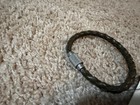 Polo Ralph Lauren Classic Green Ny Leather Braided Bracelet Wrist Strap 1967 Rl