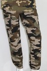 Men Cargo Pockets Twill Joggers Elastic Pants Slim Fit 6 Colors