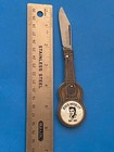 Vintage Elvis Presley Brass Guitar Shaped Pocket Knife Mother Of Pearl 1935-1977