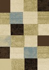 Modern Geometric Squares 2x3 Area Rug Contemporary Carpet - Actual 1 8  X 2 9 