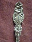 Sterling Whiting Lily Teaspoon  5 7 8  29 Grams Monogram B