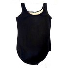 Dance Leotard Kid   s Body Wrappers Ballet Gymnastics Tank Black Size 8-10 Tap