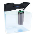 Glofish Crescent Aquarium Kit  3 Gallon  Blue Led Light  Internal Filter  Tank