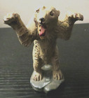 Elastolin Polar Bear Attacking Figure Toy Vintage 1930s 1940s