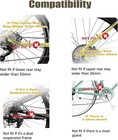 Cyclingdeal Adjustable Adult Bicycle Bike Training Wheels Fits 24  To 29 