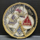Masonic Embroidered Blazer Badge Patch Masonry Mason Scottish Rite Lodge Yorkpa