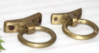 2pc Antique Heavy Brass Islamic Door Knocker Handle Original Old Handcrafted