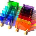 16 Sheets Transparent Stained Glass Variety Pack     4 X 6 Inch Cathedral Art Glas