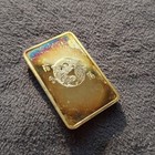 Bank Of China Dragon Tiger Yin Yang  999 Gold Plated Souvenir Bar