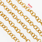 Real 10k Yellow Gold Rope Chain Necklace Diamond Cut 2-4mm Men Women 16-30