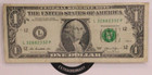 2013  1  one Dollar      Very Cool Note  Bill L32882332p Miscut Error