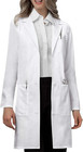 Professional Lab Coat For Women Men Long Sleeve  White  Unisex