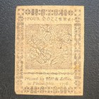 1776 Continental  Currency Note  4 Four Dollars
