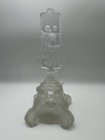 C i o  Czech Art Glass Perfume Bottle Woman At Mirror Stopper W  Long   s Box