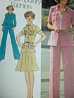 Simplicity 6843 Pants Shirt Jacket Skirt Sewing Pattern Ladies 10 Safari Uc Vtg
