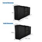 Portable 61key Keyboard Electric Piano Padded Case Gig Bag Advanced Fabric Black