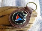 New Rare Vintage 1970s Plymouth Car Leather Key Chain Ring Fob Nos