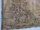 Vintage Pictorial Tapestry Wall Hanging Romance Garden Wall Hanging 34  X 18 