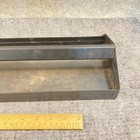 Vintage Metal Toolbox Tray Tool Storage Black 18-1 2  X 6-1 2  X 2-3 4 