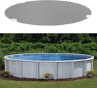 Round Above Ground Pool Cover Winter Mesh Cover Reversible Home Swimming Pool