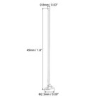 100pcs Flat Head Pins For Jewelry Making 45mm Brass 20 Gauge Silver