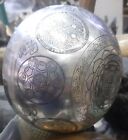6   Tibetan Silver Color Bowl Handmade Singing Bowl Mindfulness Yoga Meditation