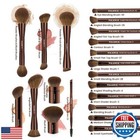 Maange 20 Pcs Foundation Makeup Brush Set  Double-ended Kabuki Brush Contour 