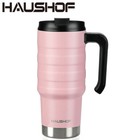Haushof 24 Oz Travel Mug Stainless Double Wall Vacuum Insulated Tumbler Pink