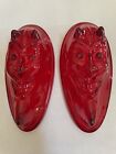 38-39 Devil Face Tail Light Lens  Fits 38-39 Ford Housing