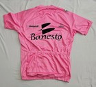 Miguel Indurain Signed 1992 Giro D italia Pink Cycling Jersey Banesto
