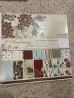 Scrapbook Christmas Winter Glitter Paper Pad Cardstock 12 X 12  76 Pages Lot Of 2