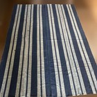 Vintage Japanese Boro Indigo Fabric 179x130cm Large Old Cloth Hand Stitched