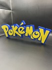 Pokemon Logo Sign Display   3d Wall Desk Shelf Art 12 Inch