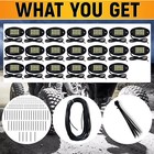 24 Pods Led Rock Lights For Trucks Underglow Wheel Well Light 6000k Pure White