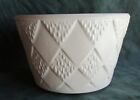 Nice Vintage Signed Mccoy Art Pottery Floraline 572 Flower Pot Planter In Cream