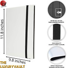 396 Card Pocket Binder With Elastic 9 Pocket Trading Cards Album Folder  White