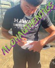 Kansei Matsuzawa Signed Hawaii Warriors Football Cleats Tokyo Toe Auto Kanji