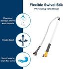 Black Tank Cleaner  Flexible Reach  Powerful Rotary Wash