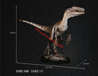 Dino Dream Studio Velociraptor Statue Model Collectible Imitation Copper Ver 