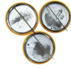 Group Of 3 Vintage University Of Missouri Hall Of Fame Bowl Football Pin Buttons