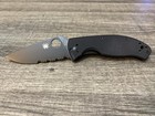 Spyderco Tenacious Folding Knife  Black Blade  Black G-10 Handles C122gbbkps