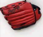 Rawlings Youth Baseball Glove Players Series 11  Red Black Pl110s Right Throw 