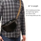 Yichain 42  substantial Big Metal Cross-body Chain Purse Strap Replacement For