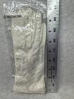 Woman   s Elegant White Beaded Gloves 1950   s Cotton Fashion