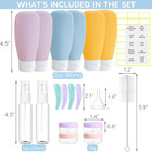 20 Pack Travel Bottles Set For Toiletries Tsa Approved  Leak Proof Travel Size
