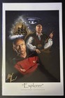 Marianne Plumridge Explorer Jean Luc Picard Star Trek Litho Patrick Stewart Art