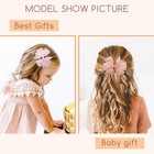 40pcs 3 Inch Hair Bows For Girls Grosgrain Ribbon Toddler Accessories With Allig
