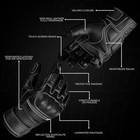 J a g  Motorcycle Gloves - Premium Leather Perforated Motorcycle Gloves For Men