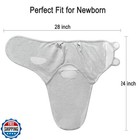 Queness Baby Swaddle Blanket For Boys Girls  3 Pack Infant Swaddle Sleep Sack